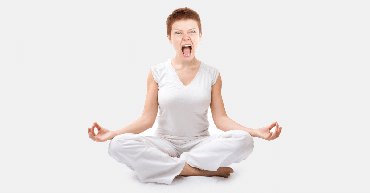 Quem pratica meditação não vira santo
